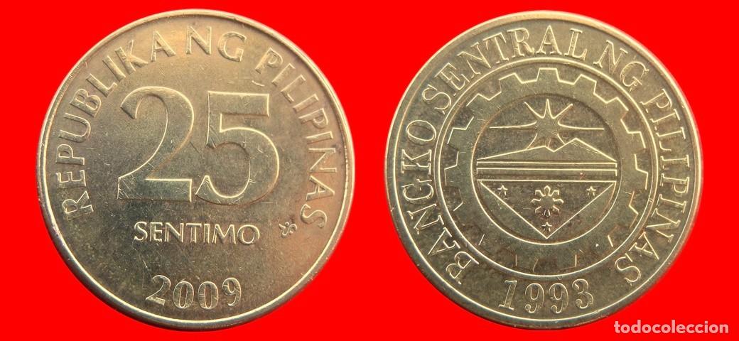 Monedas antiguas de Asia: 25 SENTIMOS 2009 FILIPINAS-157123