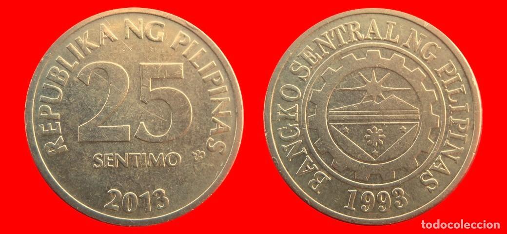 Monedas antiguas de Asia: 25 SENTIMOS 2013 FILIPINAS-157125