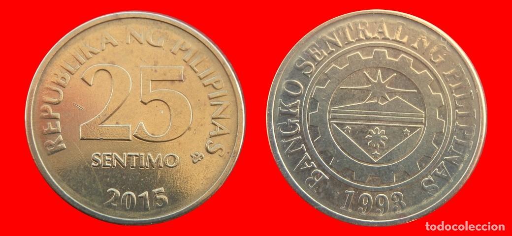 Monedas antiguas de Asia: 25 SENTIMOS 2015 FILIPINAS-157127