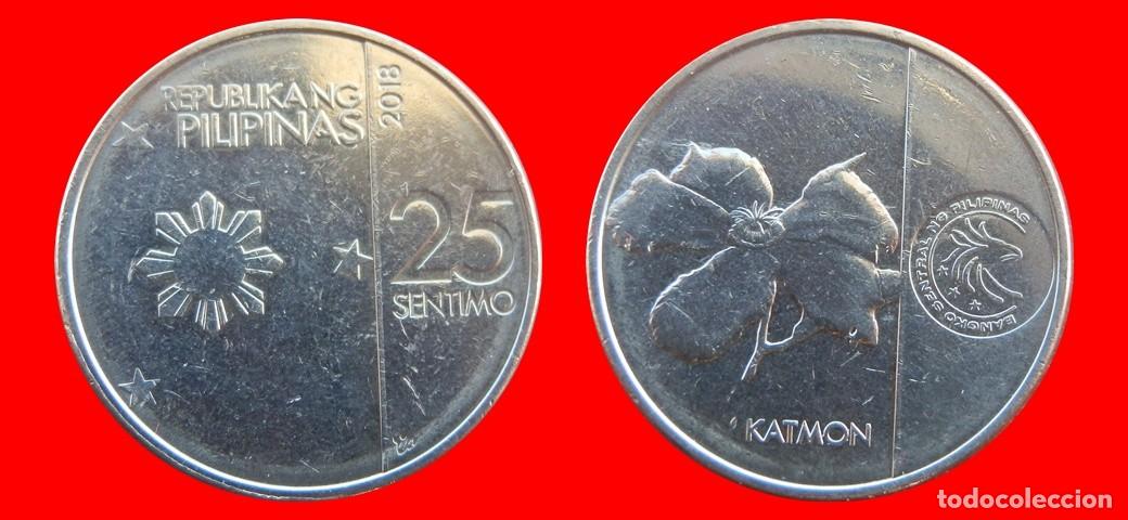 Monedas antiguas de Asia: 25 SENTIMOS 2018 FILIPINAS-157129