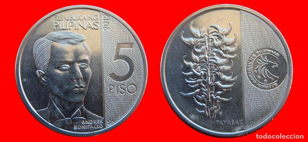 Monedas antiguas de Asia: 5 PISO 2019 FILIPINAS-157135