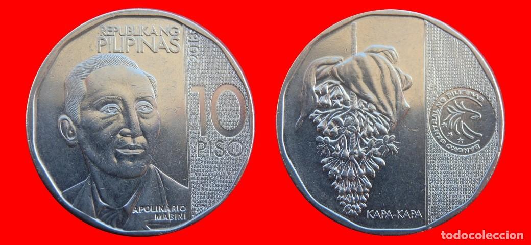 Monedas antiguas de Asia: 10 PISO 2018 FILIPINAS-157137