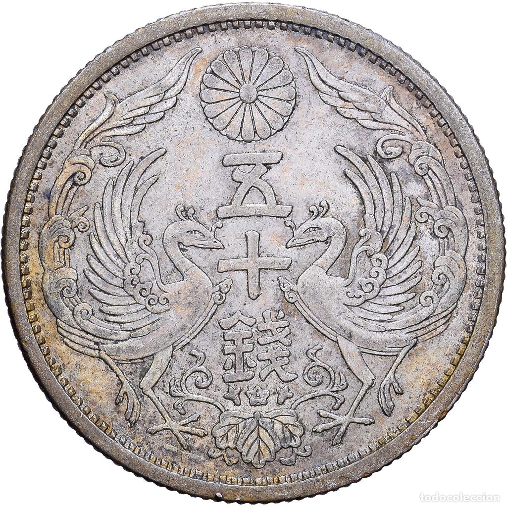 Monedas antiguas de Asia: [#1548105] Jap&oacute;n, Showa, 50 Sen, Year 6 (1931), Japan mint, Plata, EBC