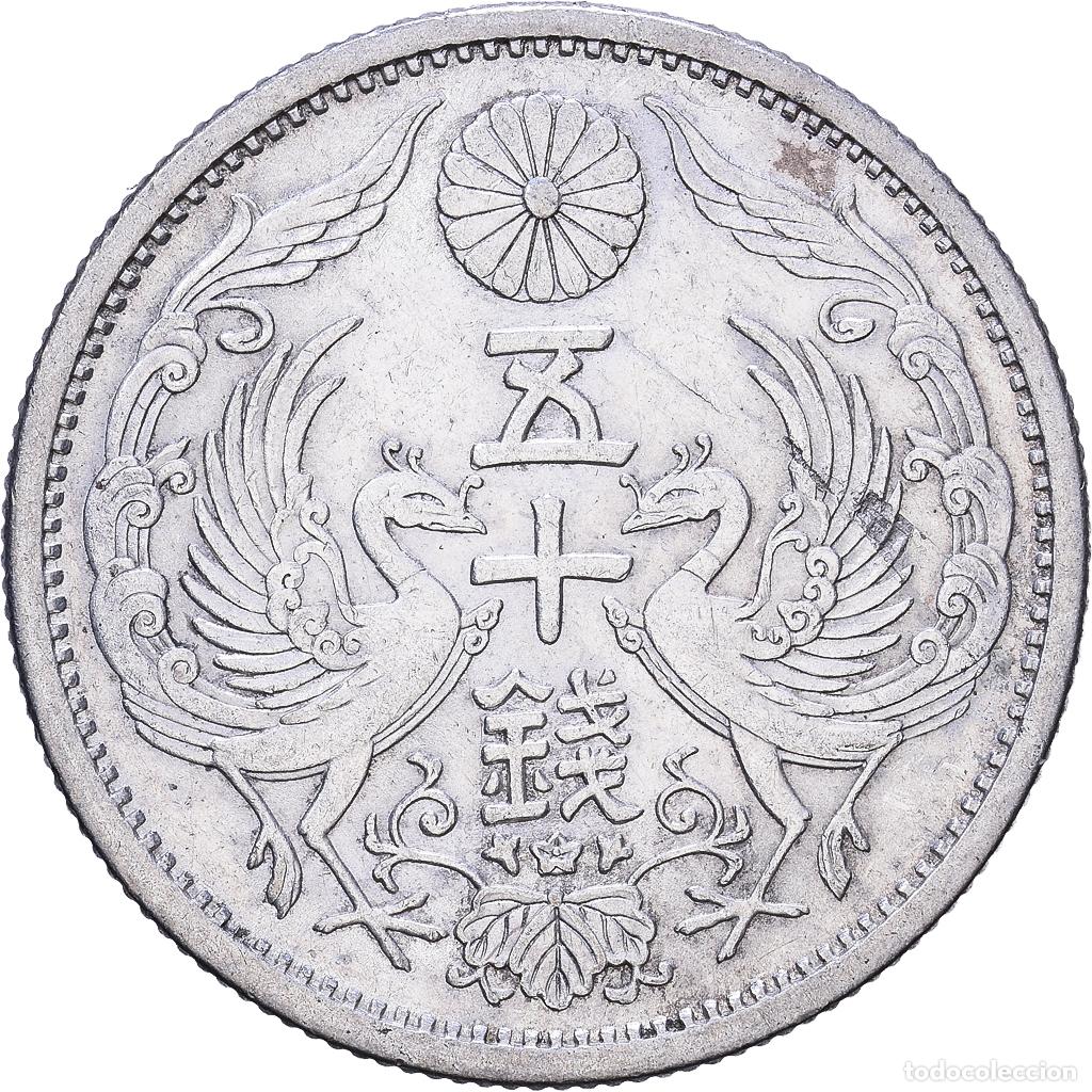 Monedas antiguas de Asia: [#1548107] Jap&oacute;n, Showa, 50 Sen, Year 12 (1937), Japan mint, Plata, MBC+