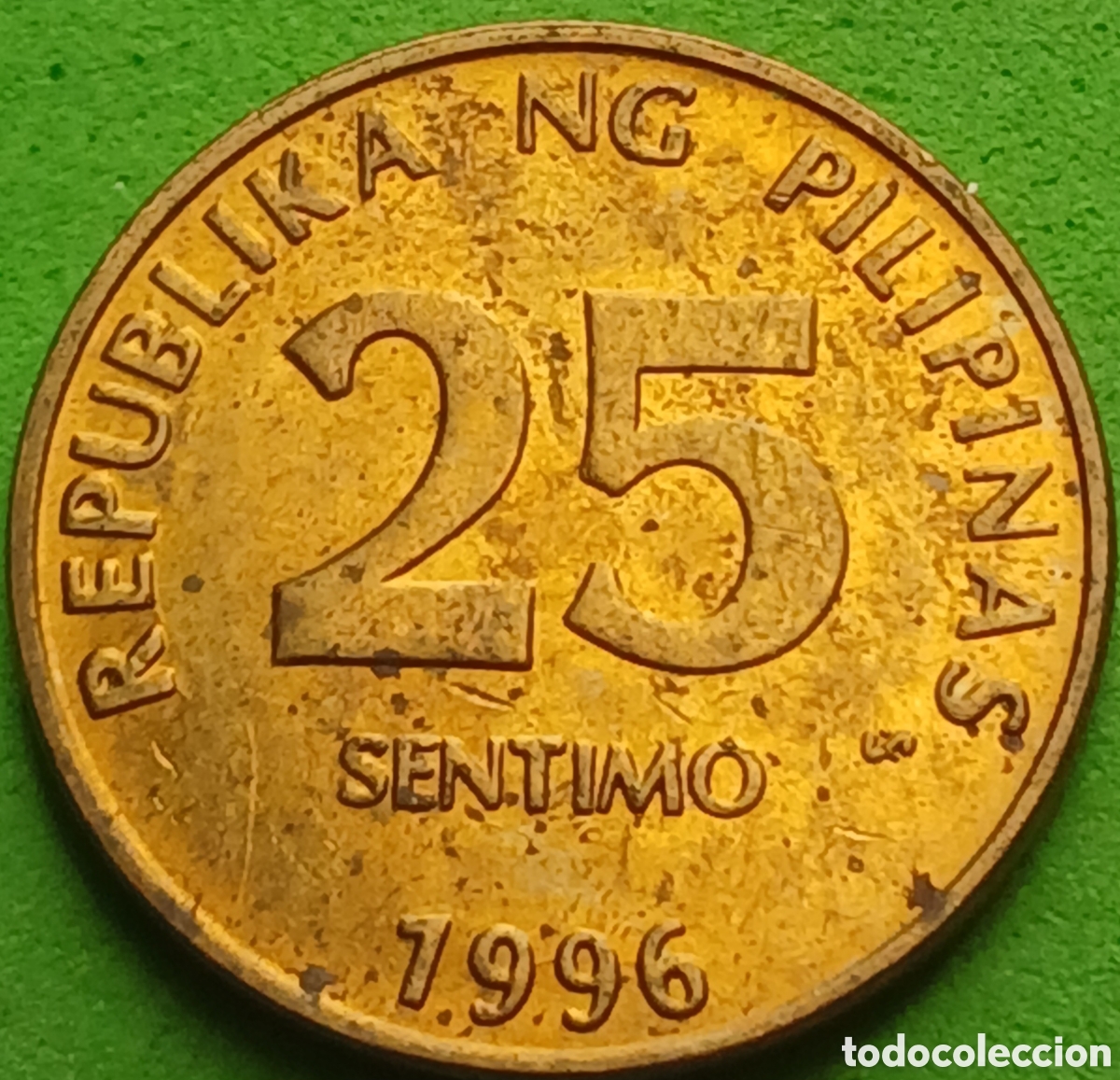Monedas antiguas de Asia: Filipinas 25 c&eacute;ntimos 1996 km#271