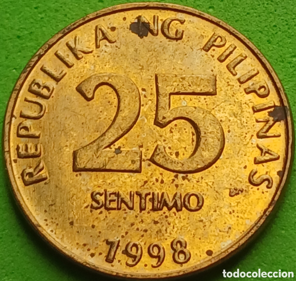 Monedas antiguas de Asia: Filipinas 25 c&eacute;ntimos 1998 km#271
