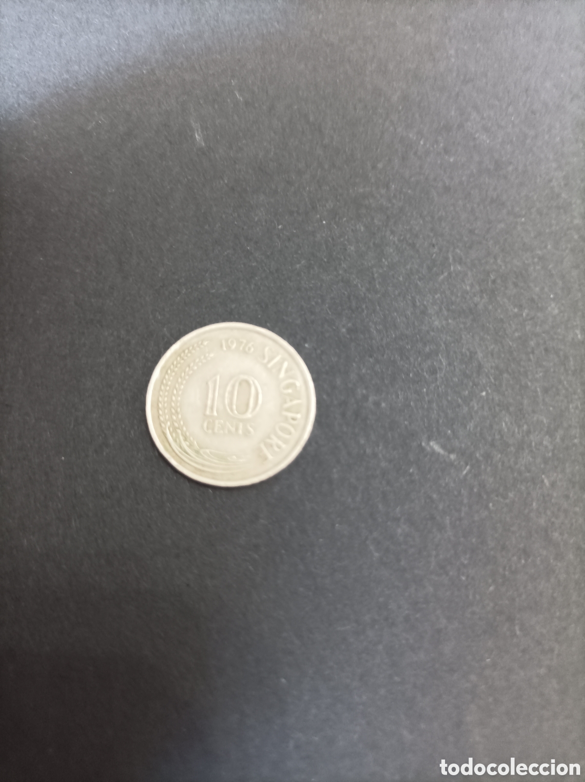 Monedas antiguas de Asia: Singapur 10 c&eacute;ntimos de 1976 - Foto 2