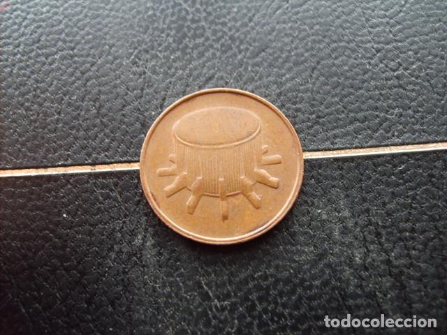 Monedas antiguas de Asia: * MALASIA 1 SEN 1990 *
