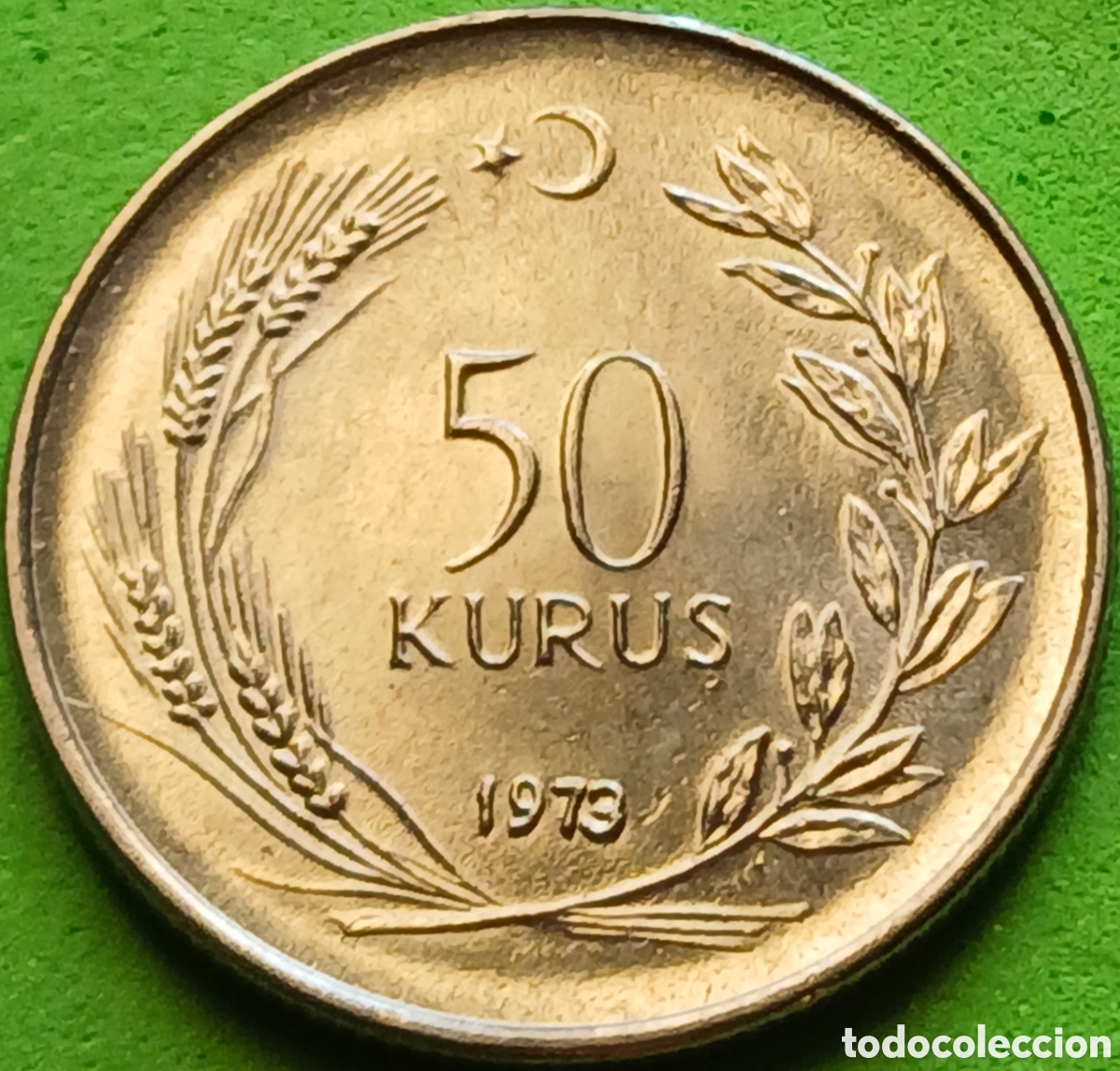 Monedas antiguas de Asia: Turqu&iacute;a 50 kurus 1973 km#899