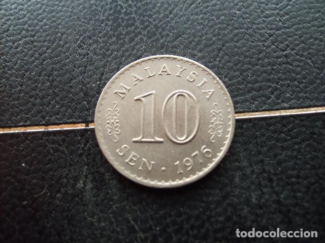 Monedas antiguas de Asia: * MALASIA 10 SEN 1976