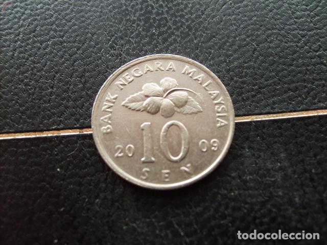 Monedas antiguas de Asia: * MALASIA 10 SEN 2009
