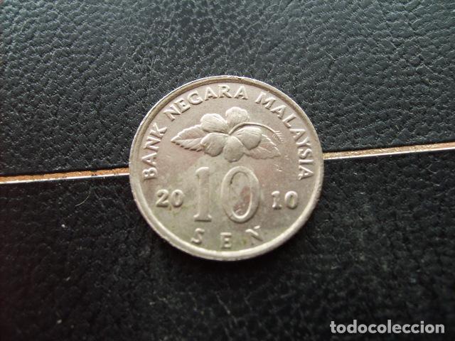 Monedas antiguas de Asia: * MALASIA 10 SEN 2010