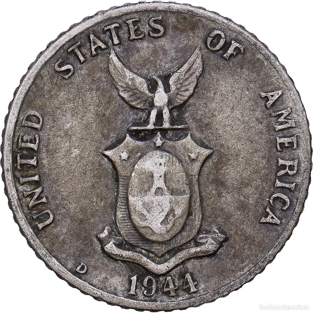 Monedas antiguas de Asia: [#1167939] Filipinas, 10 Centavos, 1944, Plata, BC+, KM:181