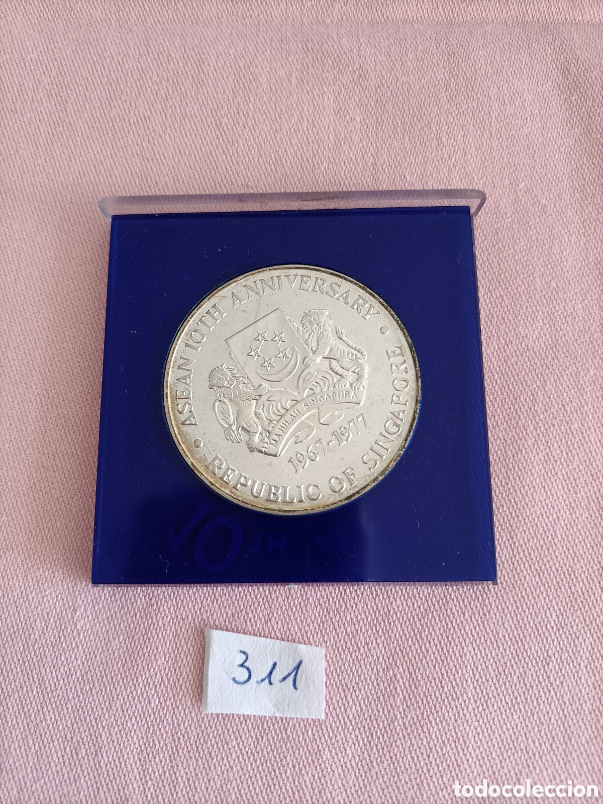 Monedas antiguas de Asia: Moneda Conmemorativa de Singapur / 311