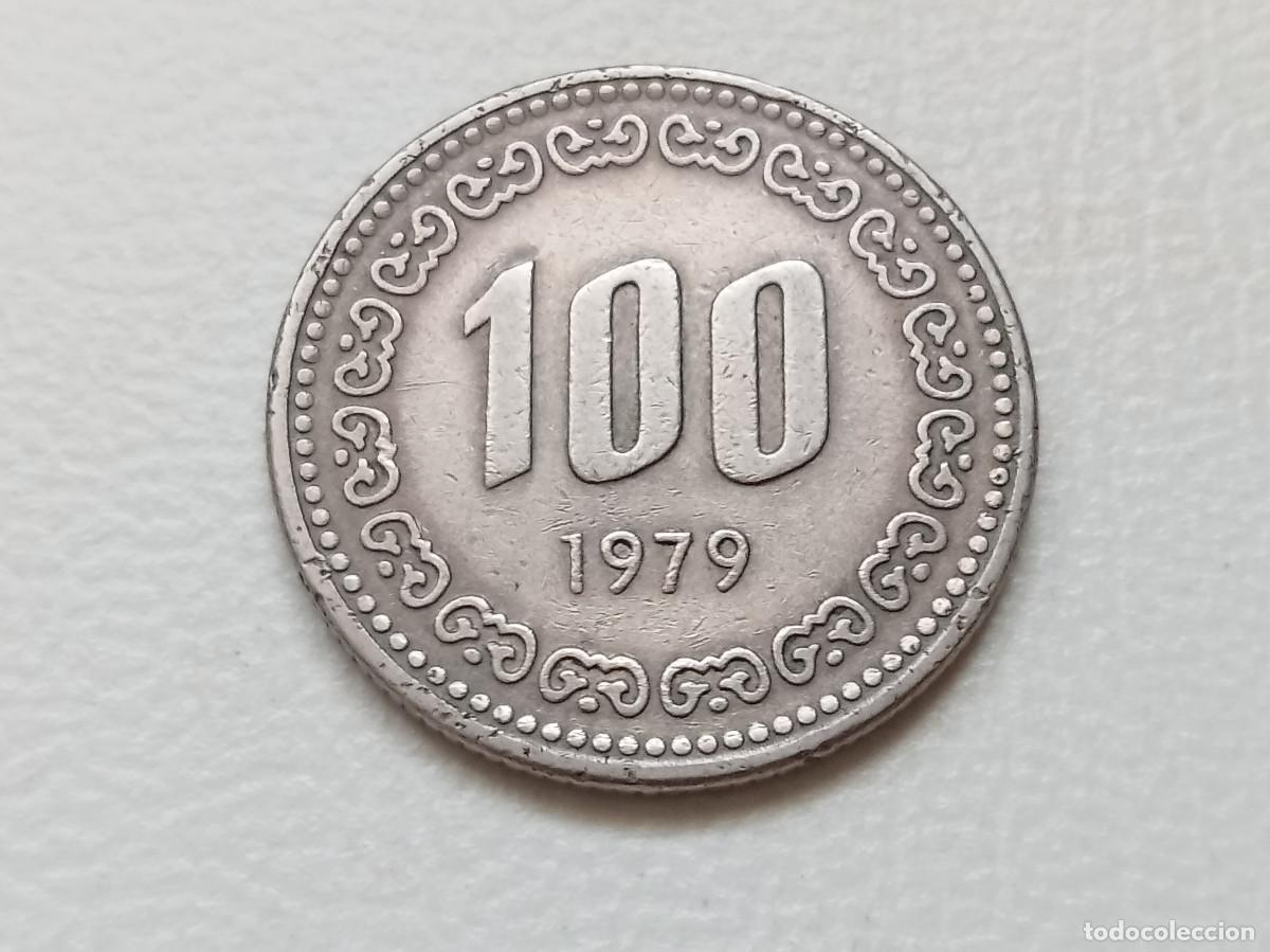 Monedas antiguas de Asia: COREA DEL SUR 100 WON 1979 KM# 9 - Foto 1