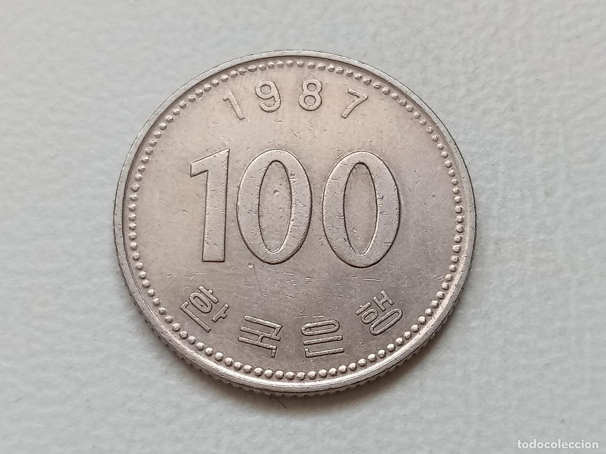 Monedas antiguas de Asia: COREA DEL SUR 100 WON 1987 KM# 35 - Foto 1