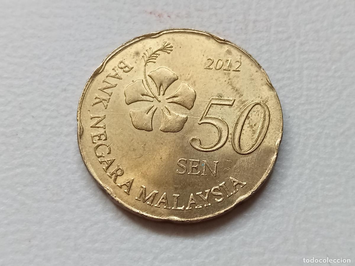 Monedas antiguas de Asia: MALASIA 50 SEN 2012 KM#204 EBC