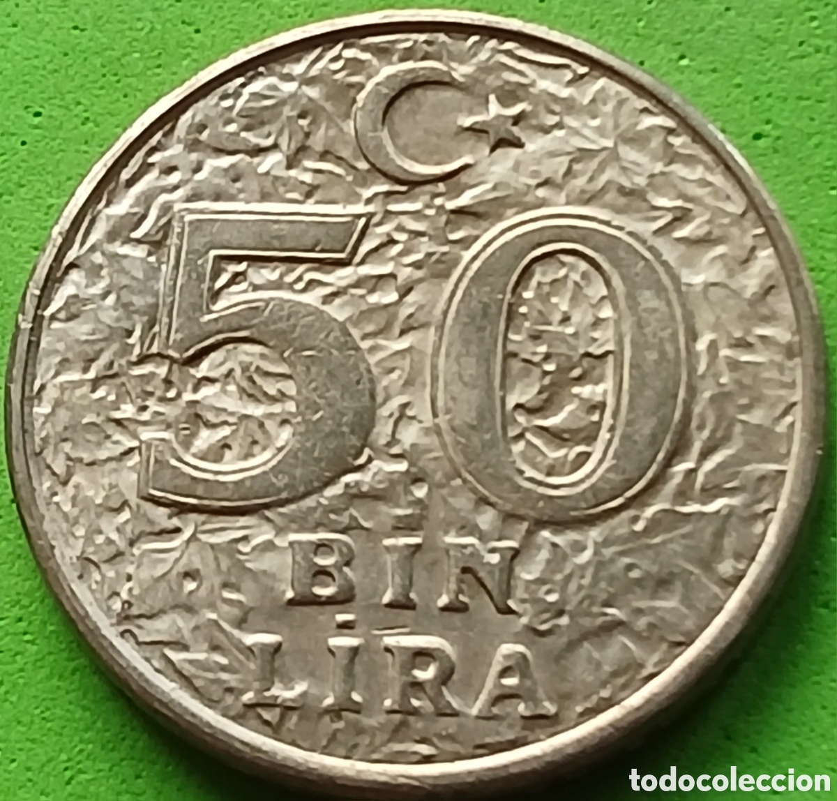 Alte M&uuml;nzen aus Asien: Turqu&iacute;a 50.000 liras 2000 km#1056