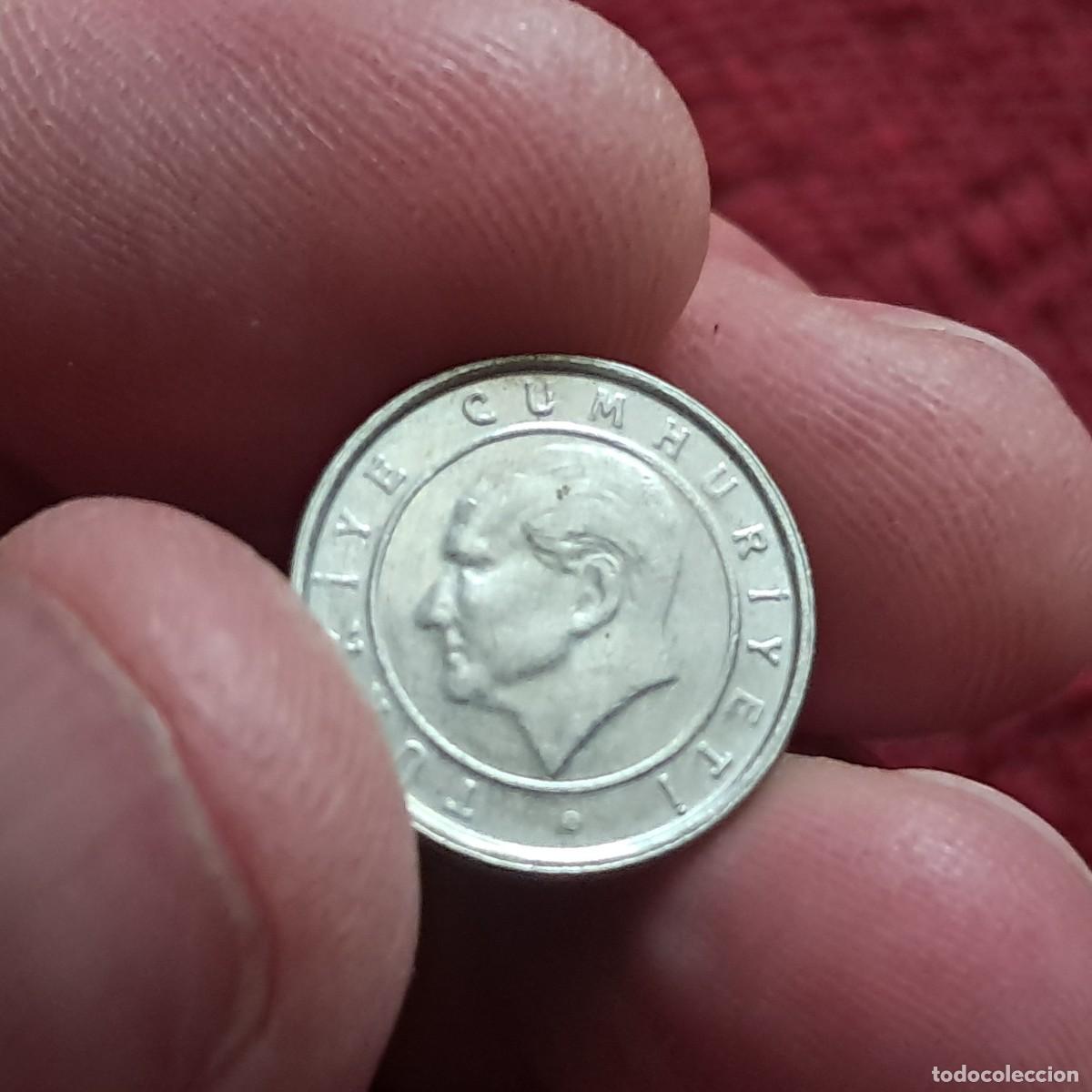 Monedas antiguas de Asia: MONEDA DE TURQU&Iacute;A 5 YENI KURUS 2006 F, KM# 1165, Sch&ouml;n# 735, N# 3041.