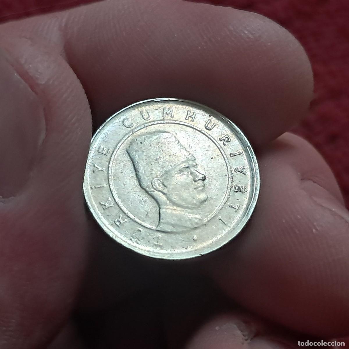 Monedas antiguas de Asia: MONEDA DE TURQU&Iacute;A 10 YENI KURUS 2005 F, KM# 1166, Sch&ouml;n# 736, N# 2755.