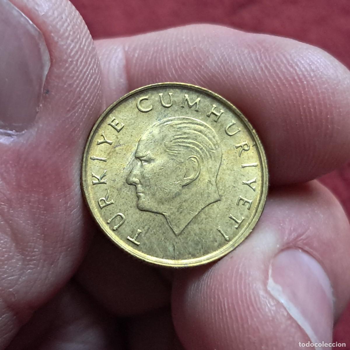 Monedas antiguas de Asia: MONEDA DE TURQU&Iacute;A 100 LIRAS 1989 VF, KM# 988, Sch&ouml;n# 514, N# 1328.