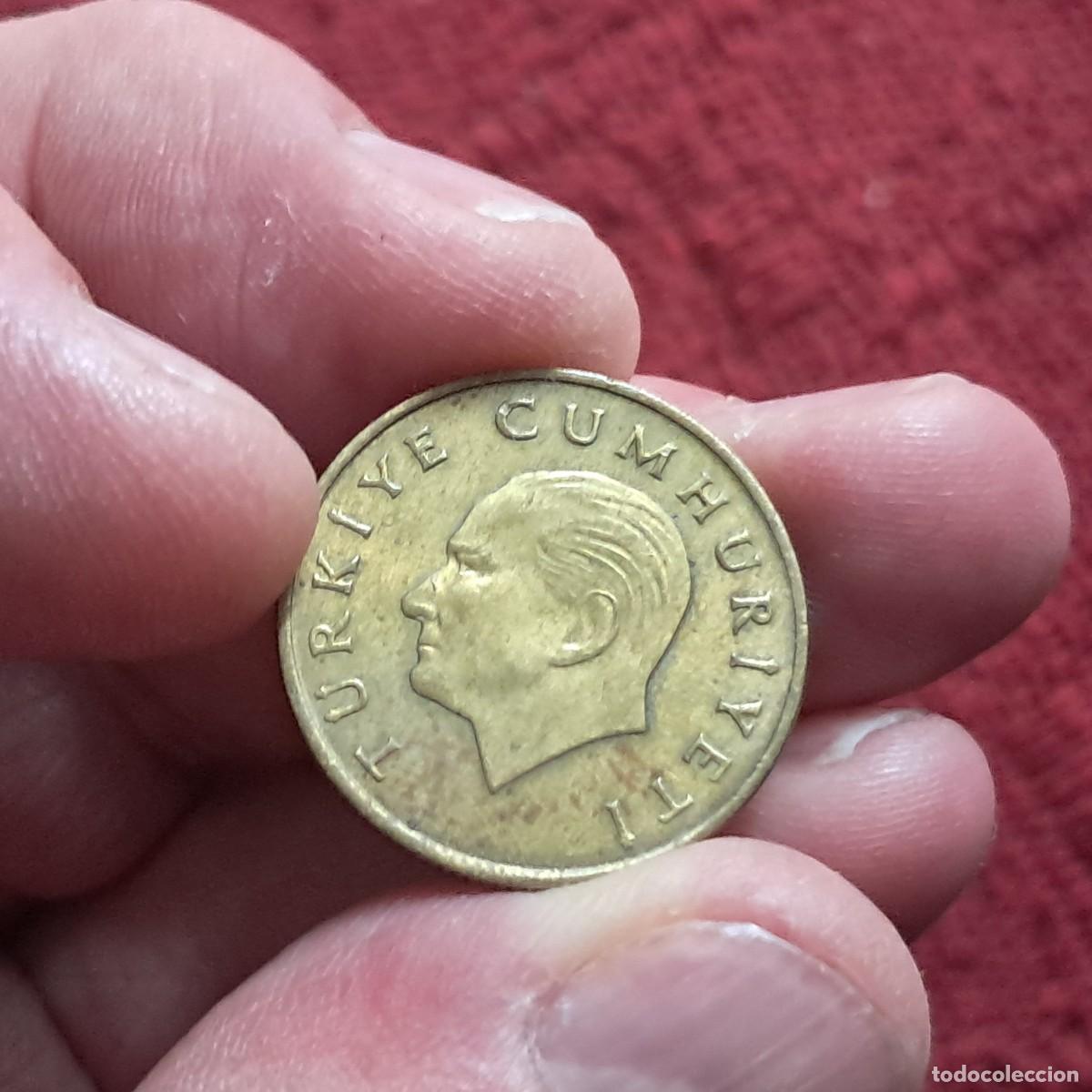 Monedas antiguas de Asia: MONEDA DE TURQU&Iacute;A 500 LIRAS 1989 F, KM# 989, Sch&ouml;n# 515, N# 815