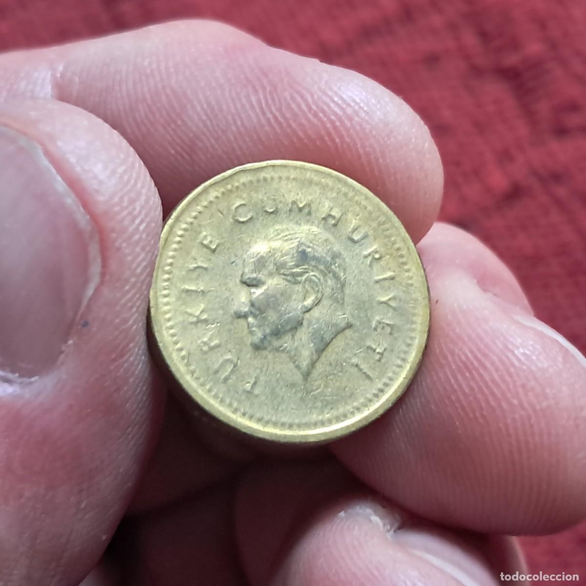 Monedas antiguas de Asia: MONEDA DE TURQU&Iacute;A 5.000 LIRAS 1995 F, KM# 1029.1, Sch&ouml;n# 558, N# 814.