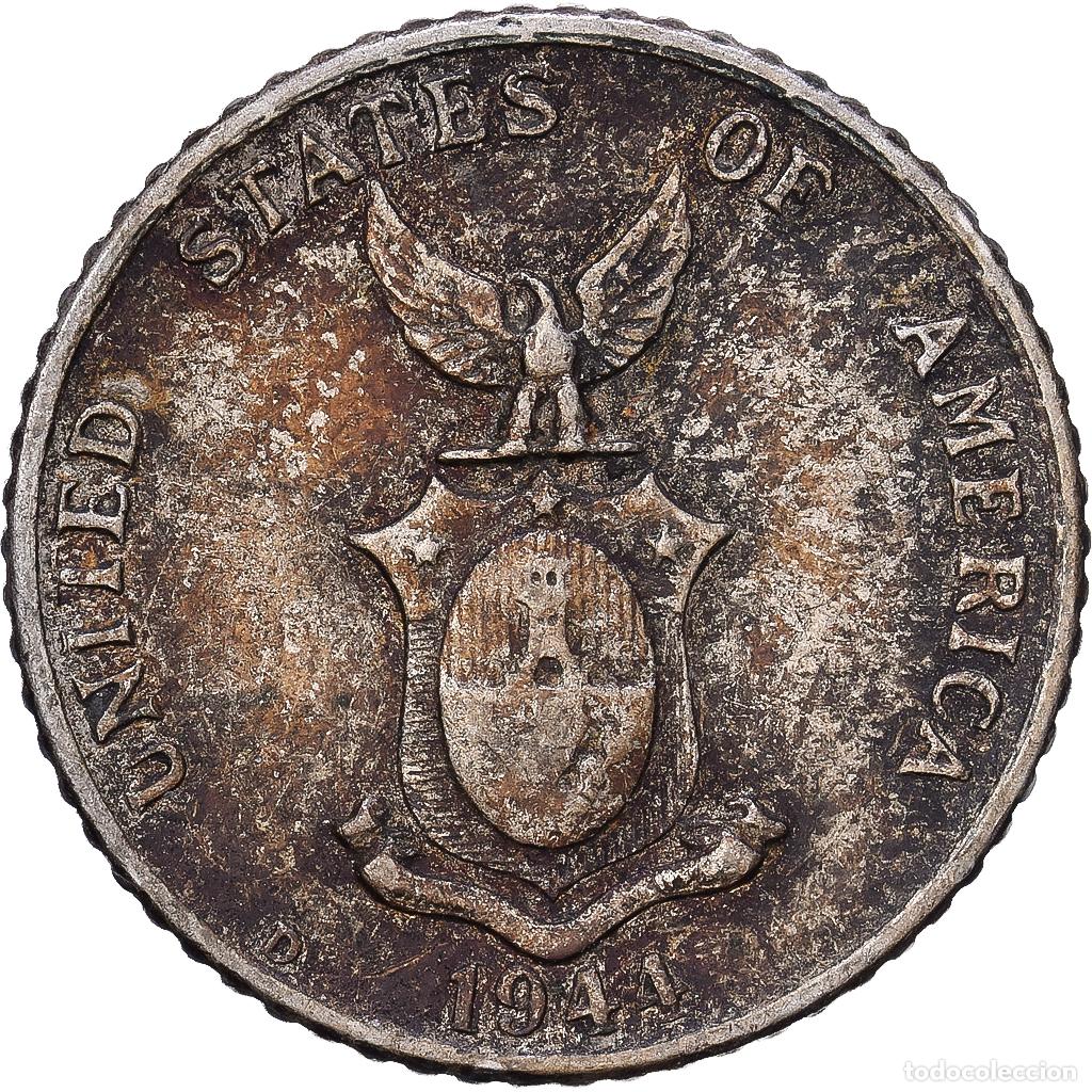 Monedas antiguas de Asia: [#1168248] Filipinas, 10 Centavos, 1944, Plata, BC+, KM:181