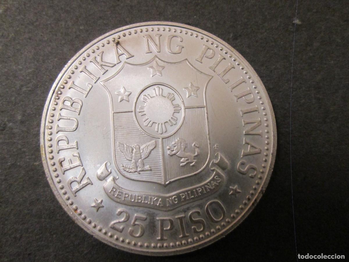 Monedas antiguas de Asia: 25 PISO 1976 REPUBLICA DE FILIPINAS PLATA SIN CIRCULAR