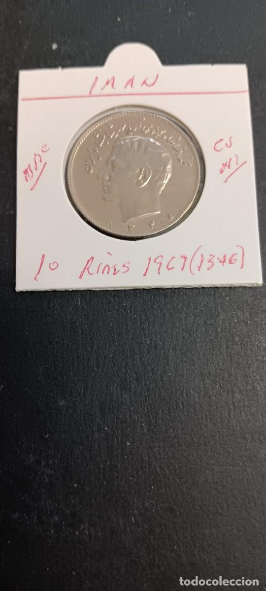 Monedas antiguas de Asia: IRAN 10 RIALS 1967(1346) MBC KM=1178 (CUPRONIQUEL)