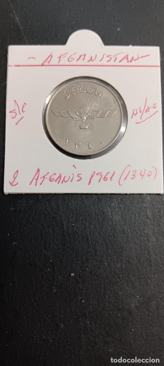 Monedas antiguas de Asia: AFGANISTAN 2 AFGANIS 1961(1340) S/C KM=954.1 (NIQUEL-ACERO)