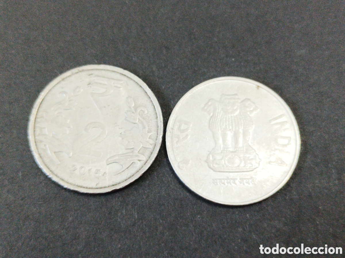 Monedas antiguas de Asia: 1 rupia de india de 2015 - Foto 1