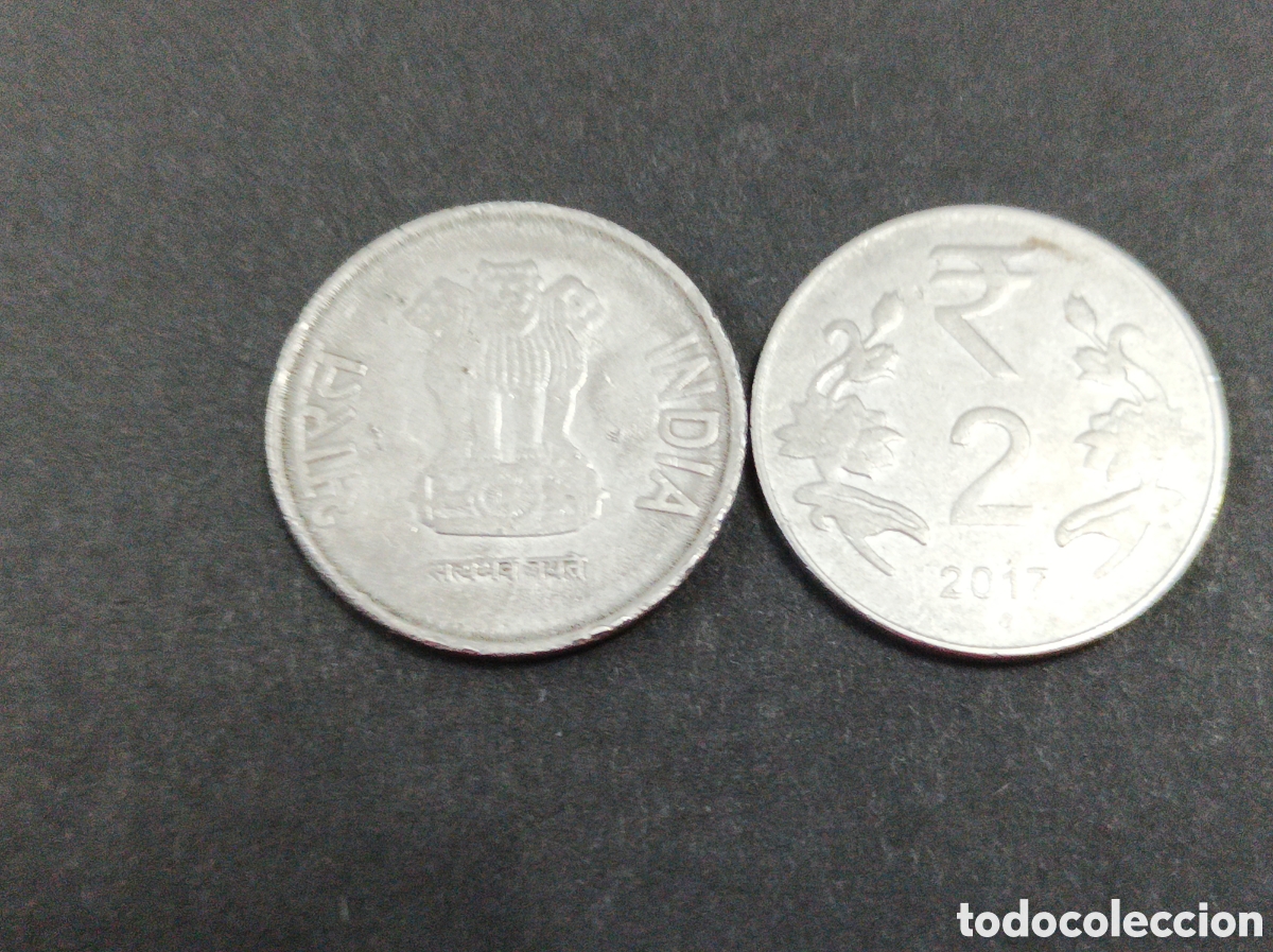 Monedas antiguas de Asia: 1 rupia de india de 2017