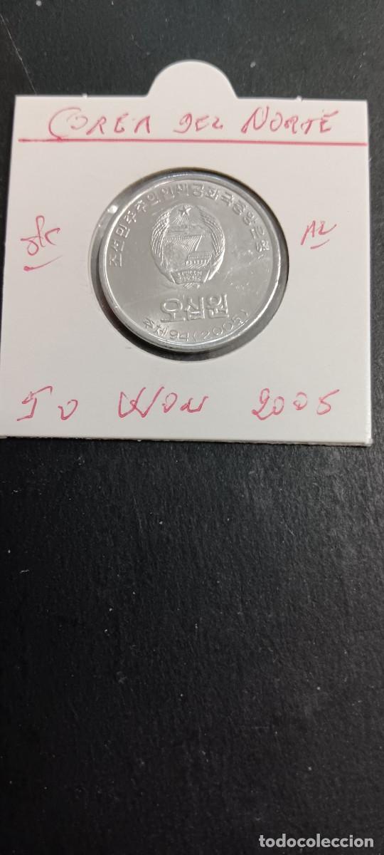 Monedas antiguas de Asia: COREA DEL NORTE 50 WON 2005 S/C KM=426(ALUMINIO)