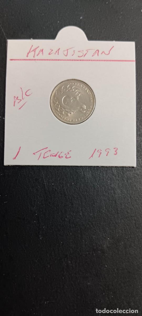 Monedas antiguas de Asia: KAZAJISTAN 1 TENGE 1993 BC KM=6 (CUPRONIQUEL)