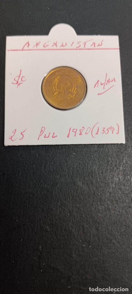 Monedas antiguas de Asia: AFGANISTAN 25 PUL 1980 S/C KM=998 (ALUMINIO-BRONCE)