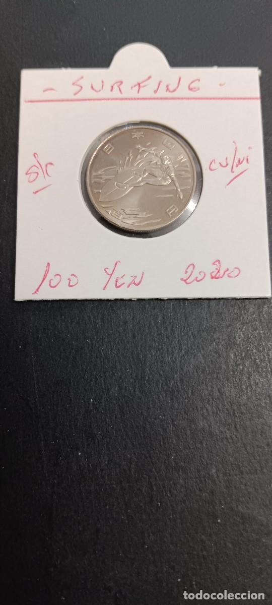Monedas antiguas de Asia: JAP&Oacute;N 100 YEN 2020 S/C (TOKIO 2020-SURFING)
