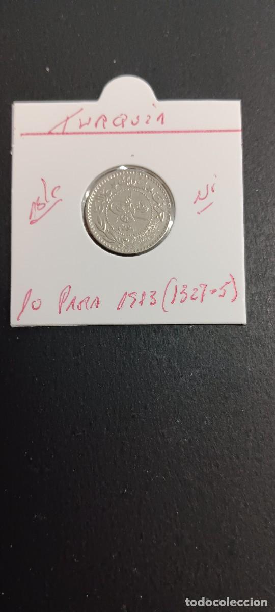 Monedas antiguas de Asia: TURQUIA(TURKIA) 10 PARA 1913(1327-5) BC KM=760 (NIQUEL)