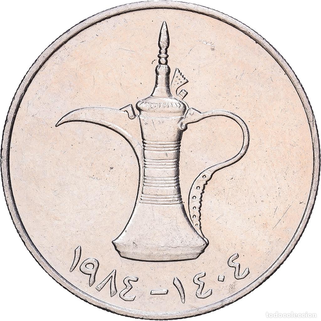 Monedas antiguas de Asia: [#1168315] Moneda, Emiratos &Aacute;rabes Unidos, Dirham, 1984/AH1404, British Royal Mint, MBC