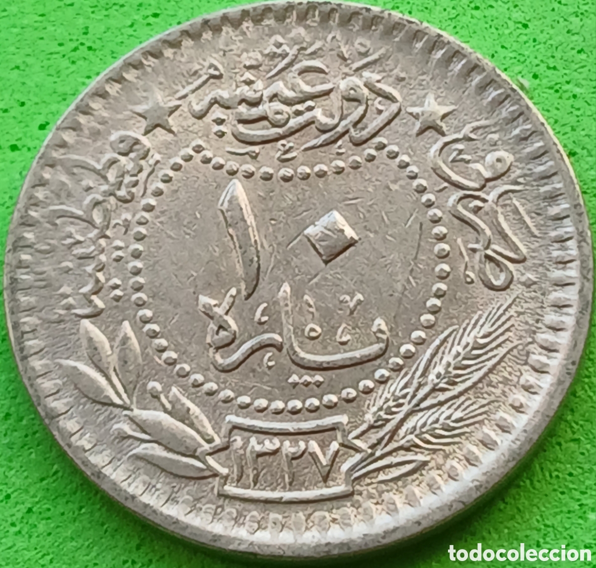 Monedas antiguas de Asia: Imperio Otomano 10 para 1909 km#760