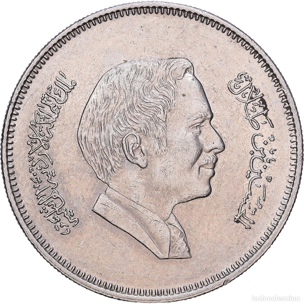 Monedas antiguas de Asia: [#1168314] Moneda, Jordania, Hussein, 50 Fils, 1/2 Dirham, 1984/AH1404, MBC, Cobre -
