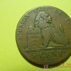 Monedas antiguas de Europa: 3094 BELGICA 5 CTMOS AÑO 1841 - MIRA MAS MONEDAS EN MI TIENDA COSAS&CURIOSAS. Lote 6146583