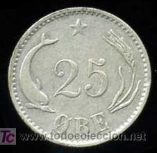 Monedas antiguas de Europa: DINAMARCA: 25 Ore 1874 (Plata) - Foto 2