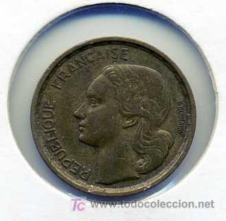 Monedas antiguas de Europa: FRANCIA: 10 Francos 1950 B - Foto 1