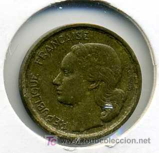 Monedas antiguas de Europa: FRANCIA: 10 Francos 1950 - Foto 1