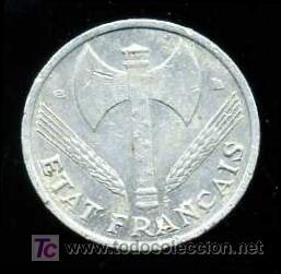 Monedas antiguas de Europa: FRANCIA: 50 Centimos 1944 B - Foto 2