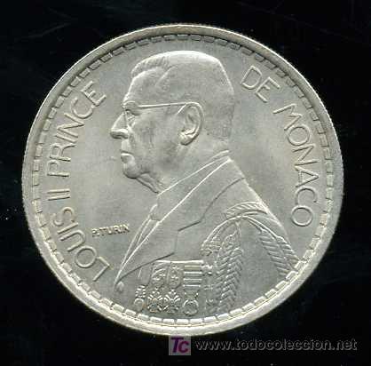 Monedas antiguas de Europa: MONACO - 20 FRANCOS 1947 - Foto 1