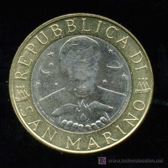 Monedas antiguas de Europa: SAN MARINO : 1000 Liras 1998