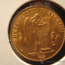 Monedas antiguas de Europa: U-004- FRANCIA. 20 FRANCOS DE 1877 (ORO).