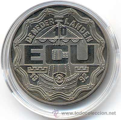Monedas antiguas de Europa: HOLANDA 10 ECU PROOF 1992 - Foto 2